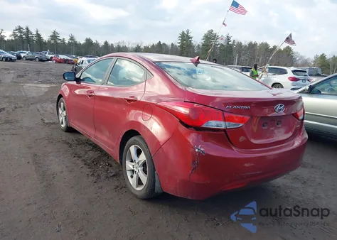 2012 Hyundai Elantra Gls (Ulsan Plant) из США, поврежденный, VIN KMHDH4AE1CU438711